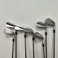 Ensemble de fers de golf de grande valeur 4-9+PW, finition polie, manche en acier, abordable pour les débutants