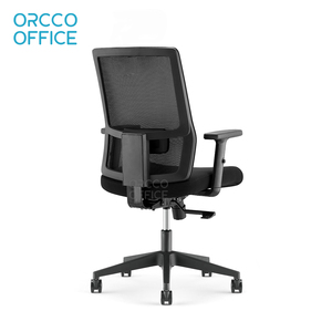 Ormodern Modern ergonomik bilgisayar sandalyesi çok fonksiyonlu orta arka yönetici yöneticisi döner file arkalıklı ofis koltuğu - Product Image 3