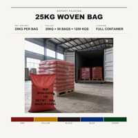Pigmen Oksida Besi Multi Warna Satu Pusat Penyuplai Merah Kuning Hitam Biru Hijau Grosir Massal Semen Bata Cat 325 Mesh
