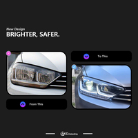Auto-Scheinwerfer für VW Sportsvan LED-Frontleuchte 2016-2018 Vordere Sportsvan Tsi DRL Projektorlinse Abblendlicht Autozubehör