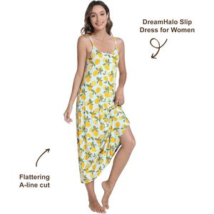 Camisón sin mangas personalizado de viscosa de bambú, vestido tipo slip con tirantes finos y efecto refrescante para mujer, tallas S a XXL - Product Image 4