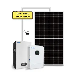 离网太阳能系统10kw 8kw太阳能电池板套件10kw离网太阳能系统8kw家用