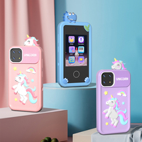 Juguetes Educativos, Teléfono Celular de Juguete con Pantalla Táctil de 2.8'', Juego Musical, Teléfono Inteligente para Niños y Niñas con Cámara