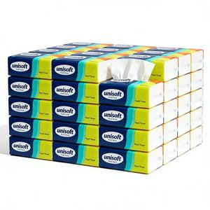 Mouchoirs en papier doux personnalisés imprimés 4 plis, mouchoirs faciaux jetables en gros, mouchoirs faciaux gaufrés en pâte de bois vierge - Product Image 3