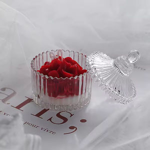 Velas Aromáticas de Cera de Soya Personalizadas al por Mayor, Mini, con 1 Mecha, Diseño Floral de Lujo para Decoración del Hogar, Regalos de Navidad - Product Image 5