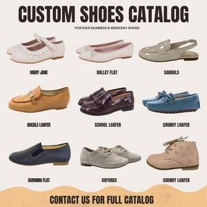 男の子と女の子のシャボスとスクールシューズ平日対応2025新しいTWカスタムロゴファッションカジュアルローファーシューズ - Product Image 3