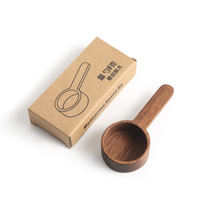 Cucharas Medidoras de Madera Kafei Shi, Nogal Negro, 10g, Cuchara para Café, Repostería y Condimentos, Estilo Minimalista - Product Image 5