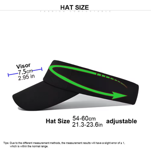 Venta al por mayor de logotipo personalizado bordado impreso al aire libre <span class=keywords><strong>visera</strong></span> <span class=keywords><strong>playa</strong></span> ajustable gorra de Sol de secado rápido <span class=keywords><strong>visera</strong></span> sombreros para hombres mujeres <span class=keywords><strong>visera</strong></span> - Product Image 2