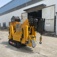 Mini-grue araignée électrique compacte, capacité de charge de 1,2 tonne, certifiée CE pour levage en intérieur