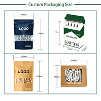 Tees de golf durables en plastique ABS pour la pratique sur le driving range, accessoires de golf professionnels