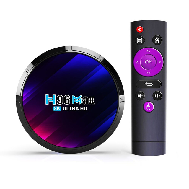 H96Max RK3528 Android TV Box 4K Quad Core 4GB RAM 64GB ROM WiFi 6 BT 5.0 Smart Media Player Set Top Box OTT Streaming