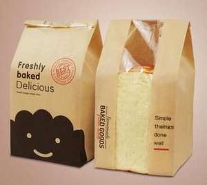 Sac en papier kraft jetable transparent pour boulangerie, qualité alimentaire, pour aliments frits, vente en gros d'usine SenAng05 - Product Image 5