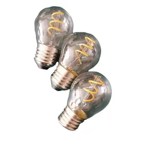 Clear glass cover globe 360 Degree DC24V 4W G45 dimmable led G45 Filament Bulb