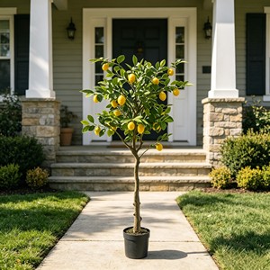 Interchangeable <b>artificial</b> lemon fruits with detachable stems for DIY wreath & seasonal fruit bowl display - Product Image 6