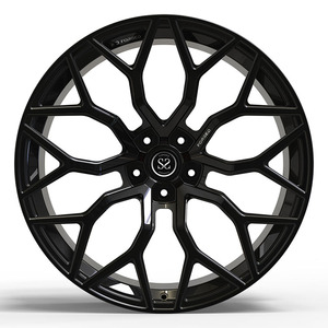 Rines Forjados Personalizados de 1 Pieza en Negro Brillante de 21x9.5 con Múltiples Radios para <span class=keywords><strong>Audi</strong></span> <span class=keywords><strong>Q6</strong></span> <span class=keywords><strong>2022</strong></span> - Product Image 4
