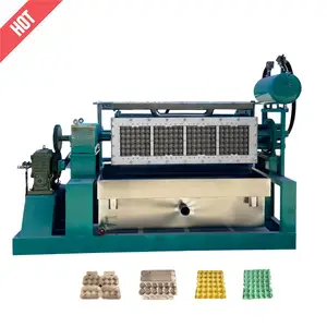 Hete Verkoop Oud Papier Recycling Eierkartons Machine Maken Eierbak Maken Machine Automatisch