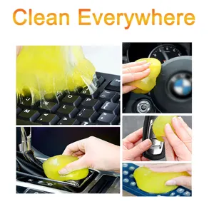 2024 Popular Customized 160g Magic Cleaning Gel For PC Keyboard Magic Car Super Cleaning Gel