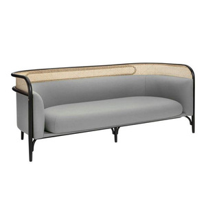 Tissage vigne moderne Salon simple Restaurant Meubles de jardin Canapé créatif en bois massif Art vigne - Product Image 2