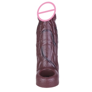 Funda realista SXXY sin cortes para pene, extensor de pene, anillo para pene, funda para agrandamiento de pene masculino, cubierta para pene, juguetes sexuales - Product Image 4