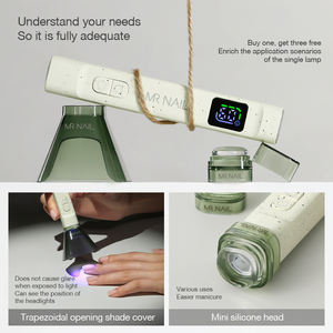 <span class=keywords><strong>Lampe</strong></span> à ongles portable professionnelle Mrnail <span class=keywords><strong>Led</strong></span> Ai Smart Rechargeable sans fil Mini sans cordon Gel Flash Cure <span class=keywords><strong>Uv</strong></span> <span class=keywords><strong>Led</strong></span> - Product Image 2
