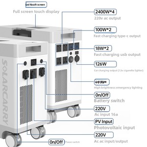 Estación de energía solar híbrida 5kwh + inversor solar + apilador 5kw almacenamiento de energía doméstico con batería de estado sólido y red de aplicación Wifi - Product Image 2