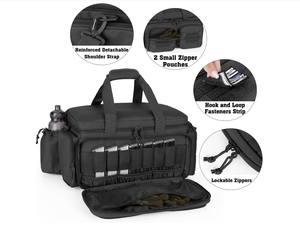 กระเป๋าใส่ปืนพกยุทธวิธีสำหรับปืนพก5กระบอกกระเป๋าใส่ปืนพกพร้อมช่องใส่นิตยสาร9X สำหรับล่าสัตว์และกิจกรรมกลางแจ้ง - Product Image 2