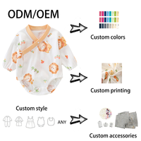 Combinaison pour bébé nouveau-né à manches longues, body bébé en coton, prix d'usine
