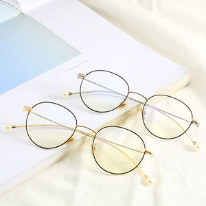 New Arrivals Good Quality Beautiful Gold Metal Frames Arms and Bridge Italy Design Optical Eyeglasses Frames - Product Image 2