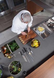 Cao cấp pha lê tối màu xám nhân tạo thạch anh đá slab đánh bóng 20 mét thiết kế nhà bếp đảo phòng tắm ăn Countertop hiện đại - Product Image 4