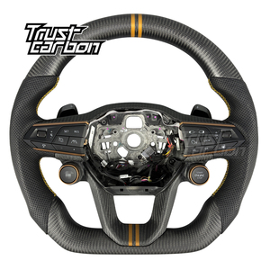 Volante de Fibra de Carbono con Acabado Mate Personalizado para <span class=keywords><strong>Seat</strong></span> Cupra Tavascan Terramar Formentor VZ <span class=keywords><strong>Leon</strong></span> Ibiza Ateca Arona - Product Image 1