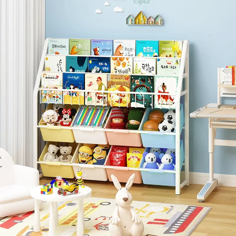 צעצוע אחסון מדף ילדי ספר מתלה מדף ספרים ילדים של הלבשה כונניות ריהוט צעצועי אחסון מחזיקי ילדי ארונות