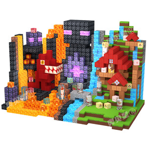 Ensemble de blocs de construction magnétiques pour enfants, 100 à 200 pièces, jouet éducatif à monter soi-même, ensemble de blocs de construction pour enfants de 4 à 6 ans - Product Image 1