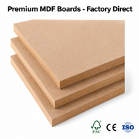 Tablero de MDF Lijado Ecológico XLD de 18 mm E1 para Fabricación de Muebles de Cocina, Venta al por Mayor B2B, Suministro Directo de Fábrica