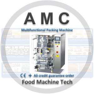 Machine d'emballage de plateaux alimentaires + machine d'emballage horizontale de pièces de rechange + machine verticale d'emballage de liquides et de pâte 300mm - Product Image 4