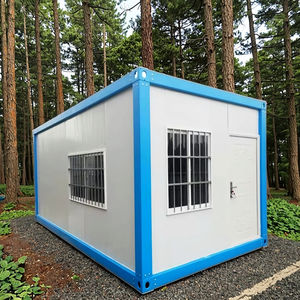 Moderno 40ft Flat Pack portatile in acciaio cabina contenitore di spedizione casa per magazzino esterno officina camera da letto edificio per uffici - Product Image 1