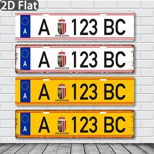 Plaques <span class=keywords><strong>d</strong></span>'<span class=keywords><strong>immatriculation</strong></span> de voiture européennes en aluminium gaufré, vierges, 520x110mm, <span class=keywords><strong>avec</strong></span> <span class=keywords><strong>logo</strong></span> personnalisé, finition brillante, vente en gros - Product Image 6