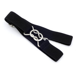 <span class=keywords><strong>Ceinture</strong></span> décontractée élastique simple pour garçons et filles avec boucle en forme de huit <span class=keywords><strong>ceinture</strong></span> réglable en alliage polyvalent pour les enfants - Product Image 6