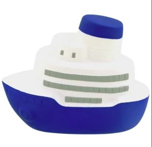 Pelota antiestrés de espuma PU en forma de barco de crucero con logotipo personalizado, juguete suave promocional para aliviar el estrés, regalo Unisex de cualquier tamaño - Product Image 2