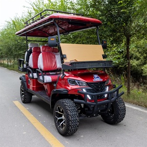 Voiture de <span class=keywords><strong>golf</strong></span> électrique haut de gamme à 6 places pour utilisation en <span class=keywords><strong>camping</strong></span>, prise en charge de la personnalisation 48V/60V/72V, traitement OEM - Product Image 2