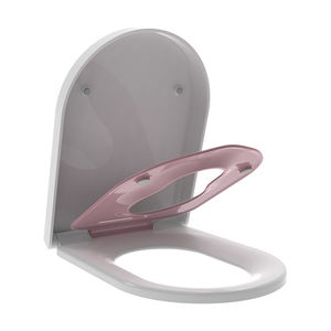 ที่นั่งชักโครกทรง D แบบยาว ปิดนุ่มนวลและถอดออกได้ พร้อมวงแหวนรองนั่งหลากสีสำหรับฝึกการขับถ่ายสำหรับเด็ก ที่นั่งชักโครกสำหรับครอบครัว - Product Image 5