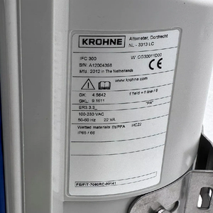 Convertisseur de débit Krohne IFC 300 Altometer W CG30011D00 pour combinaison avec les capteurs de débit OPTIFLUX et WATERFLUX IFC 300 W CG30011D - Product Image 5