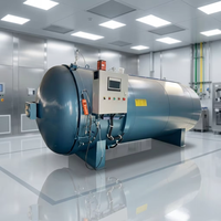 Autoclave Holsten automatique pour le recyclage des pneus et la vulcanisation du caoutchouc, haute sécurité, pour la fabrication d'anneaux toriques et de joints