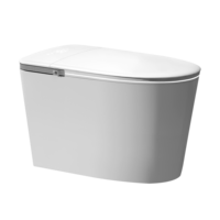 Toilette intelligente moderne intelligente à distance avec chasse d'eau automatique, bidet, toilette intelligente monobloc