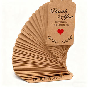 กระดาษคราฟท์ขอบคุณสำหรับวันพิเศษของเราหมวดหมู่,งานแต่งงาน Gift Tags สำหรับ CRAFT ราคาหมวดหมู่ DIY & ห่อของขวัญ - Product Image 4