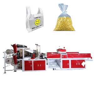 Compras automáticas Saco De Plástico Saco De Pano Saco De Vedação De Corte De Fabricação Máquina Vest Bag Fazendo Máquina 440 pcs/min - Product Image 1