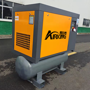 Compresor Airking 11kw 15HP 380v415v50hz3ph con secador con tanque Compresor <span class=keywords><strong>de</strong></span> aire tipo tornillo giratorio - Product Image 5
