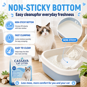 Arena para <span class=keywords><strong>Gatos</strong></span> de Yuca a <span class=keywords><strong>Precio</strong></span> Mayorista, Suministro Directo de Fábrica, Arena Natural para Mascotas a Granel, Empaque Personalizado, OEM/ODM Disponible - Product Image 2
