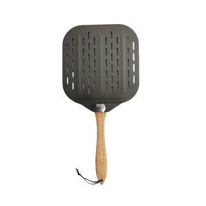 <span class=keywords><strong>Pelle</strong></span> à pizza commerciale pliable <span class=keywords><strong>en</strong></span> aluminium avec manche <span class=keywords><strong>en</strong></span> <span class=keywords><strong>bois</strong></span> perforé <span class=keywords><strong>pour</strong></span> la cuisson de pizzas et pains au <span class=keywords><strong>four</strong></span> - Product Image 5