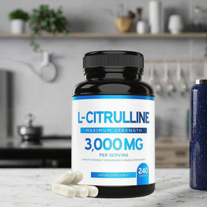 L-Citrulline 3000mg Capsules 240ct Dietary <b>Supplement</b> Workout Endurance <b>Muscle</b> <b>Recovery</b> I-citrulline capsules for Adult Men - Product Image 3