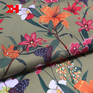 Vải Lụa In Polyester 85gsm Hoa Mịn Mềm Mại Bán Chạy Kahn Trên Vải Lụa 100% <span class=keywords><strong>Satin</strong></span> Nguyên Chất - Product Image 6